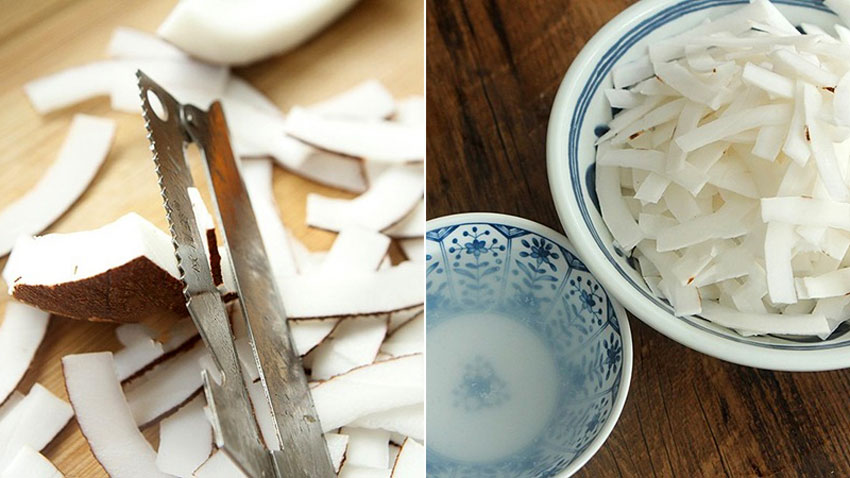 3 cách làm dừa sấy khô tại nhà