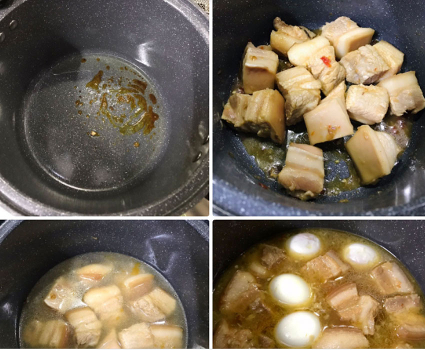 2 cách làm thịt kho trứng đậm đà hao cơm