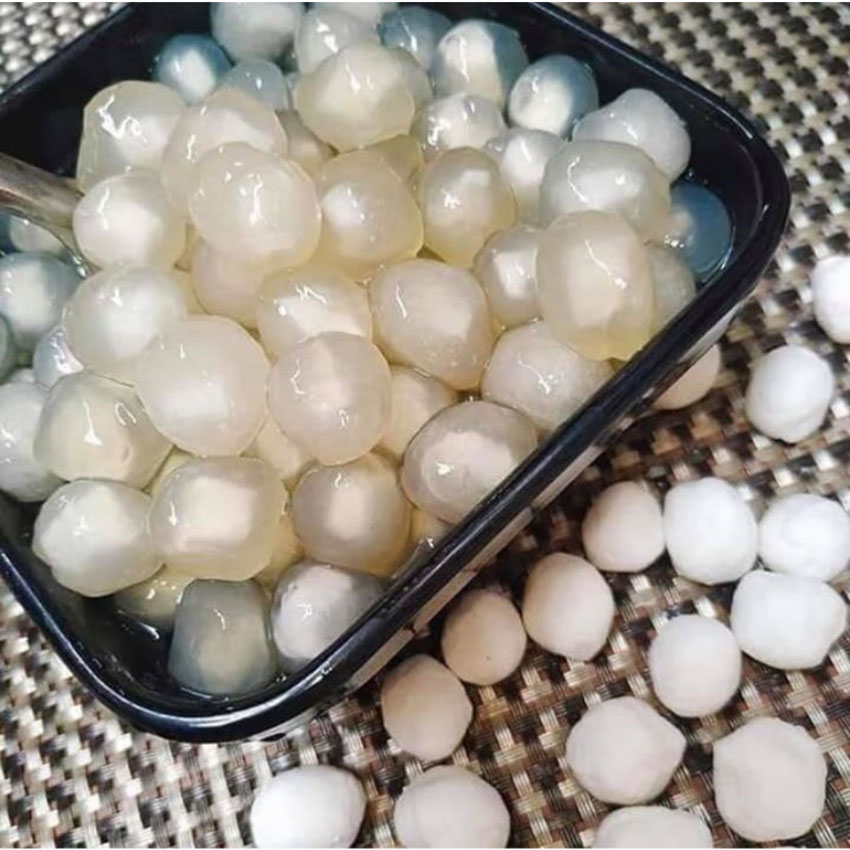 2 công thức làm trân châu dừa cực hấp dẫn