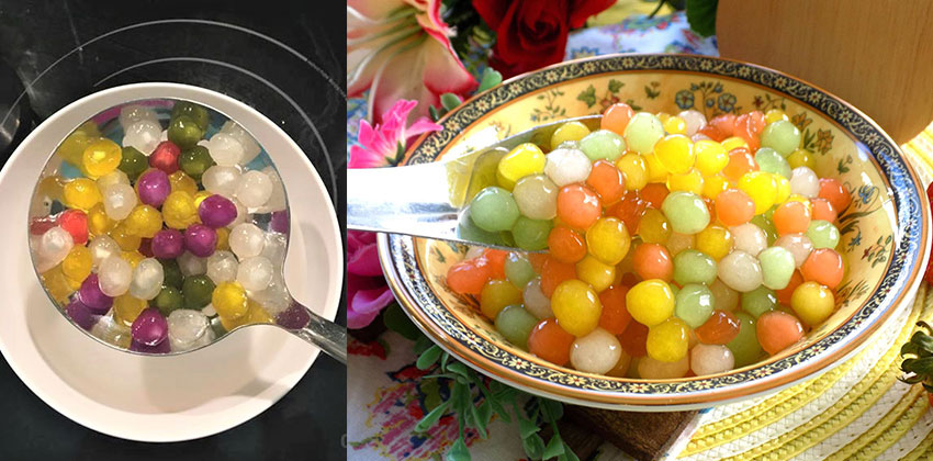 2 công thức làm trân châu dừa cực hấp dẫn