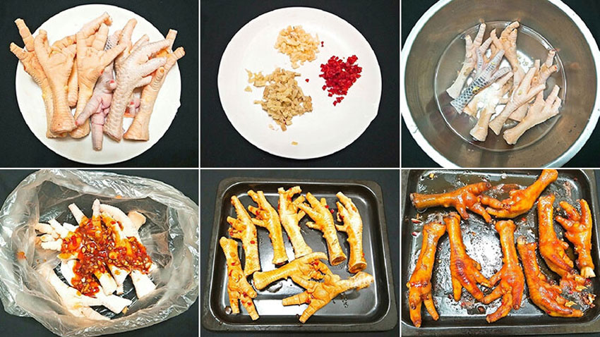 4 món chân gà nướng cực ngon