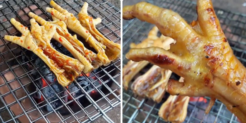 4 món chân gà nướng cực ngon