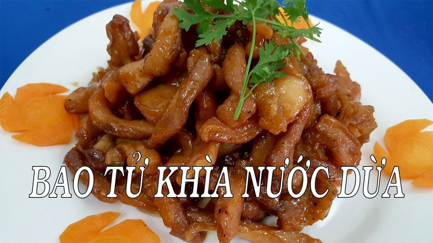 3 món cực ngon từ bao tử heo bạn nên thử