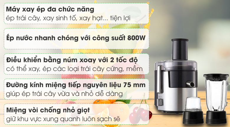 Đánh giá máy xay ép