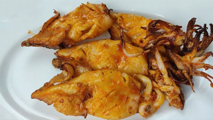 3 cách làm mực nướng bằng nồi chiên không dầu