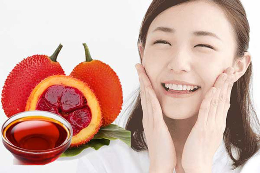 5 cách làm đẹp da bằng dầu gấc 