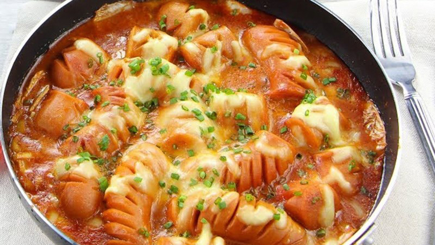 3 món ăn từ xúc xích cực ngon