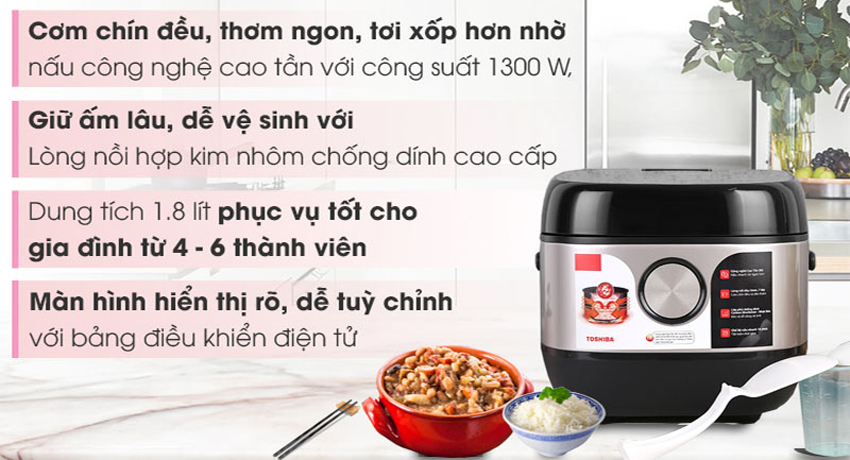 Nồi cơm điện cao tần là gì? Ưu nhược điểm