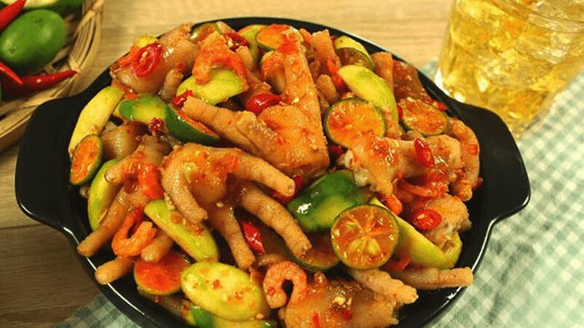 3 cách làm chân gà sốt thái cực ngon