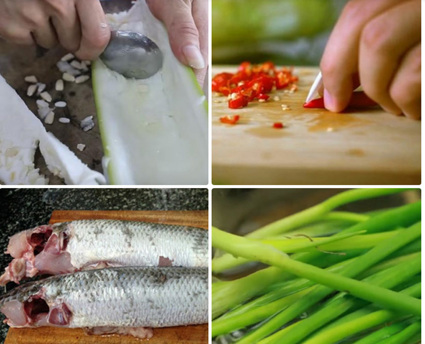 Làm cá lóc hấp bầu ngon khó cưỡng